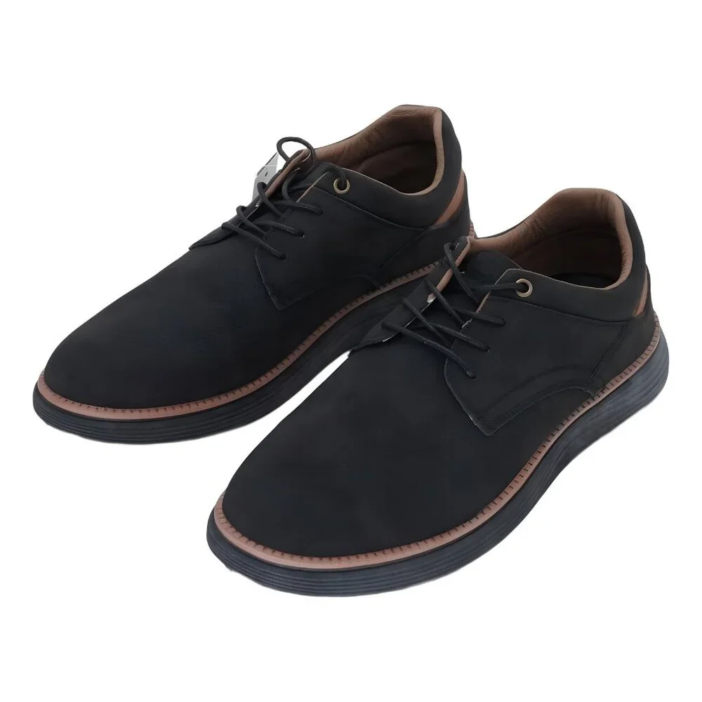 Akademiks Men's Dayton Lace-Up Oxford Sneakers Black 12M - Picture 2 of 6